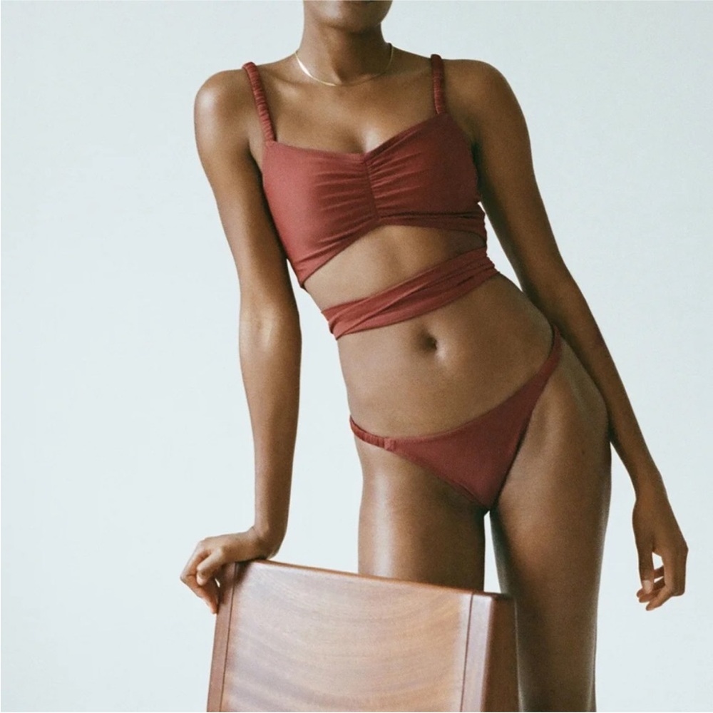 PARI DESAI Sarita Swimsuit - Umber
Size Small